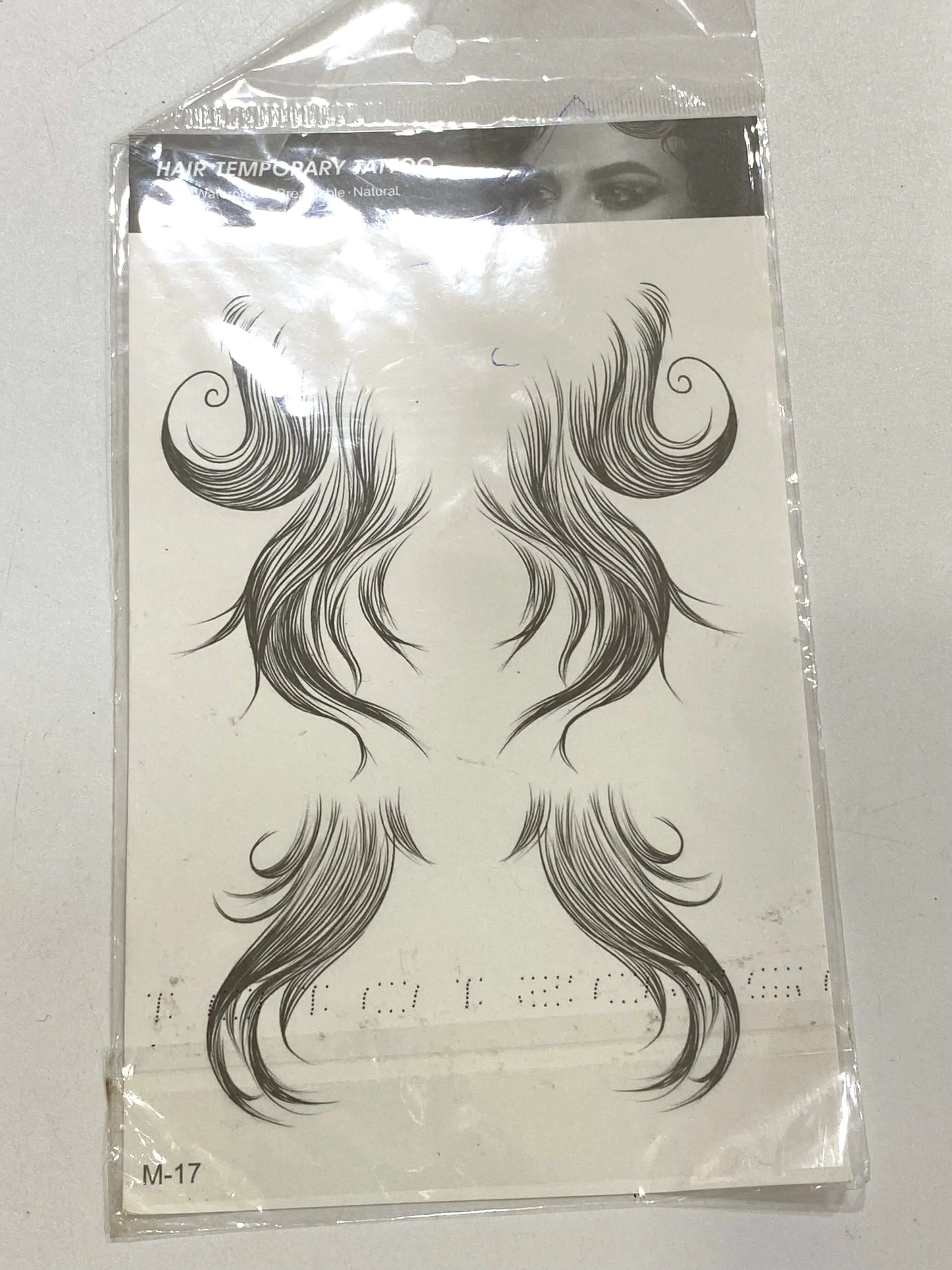 Hair Temporary Tattoo M17 - La Mimz Beauty & Fashion Store