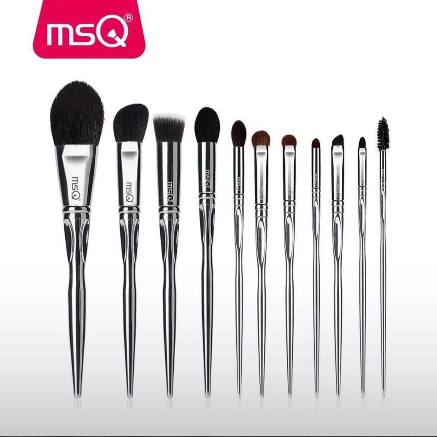 MSQ 11 piece Brush set - La Mimz Beauty & Fashion Store