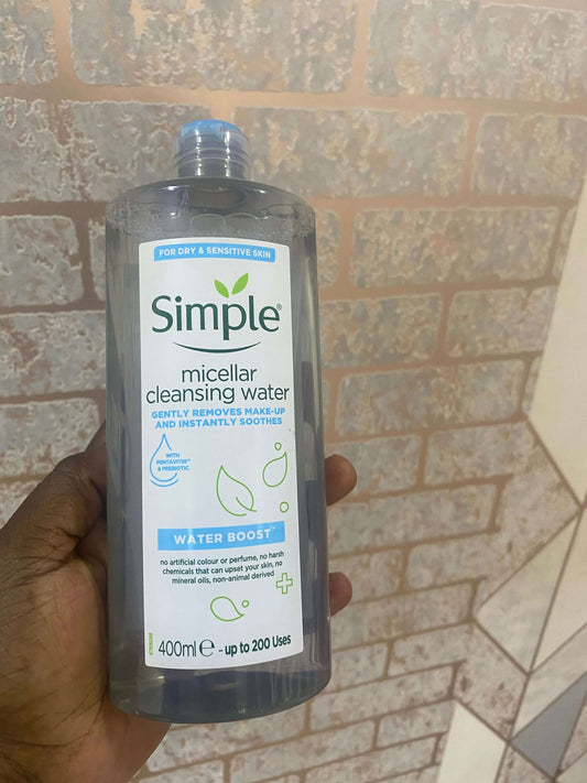 Simple Micellar Cleansing Water- Water boost - La Mimz Beauty & Fashion Store