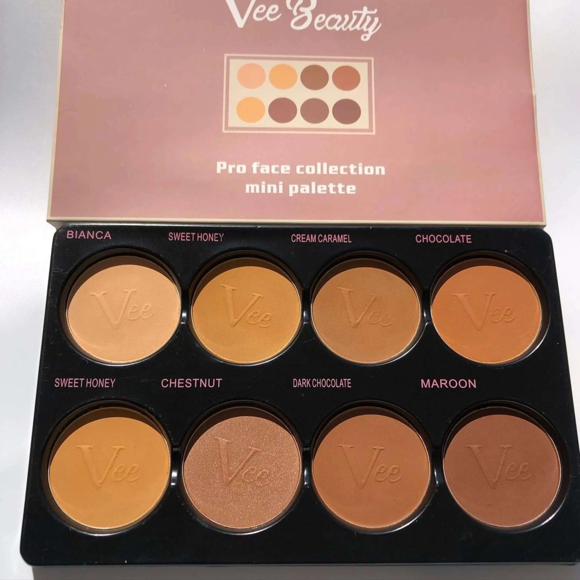 Vee Beauty Pro Face 8 in 1 Collection Mini Palette - La Mimz Beauty & Fashion Store