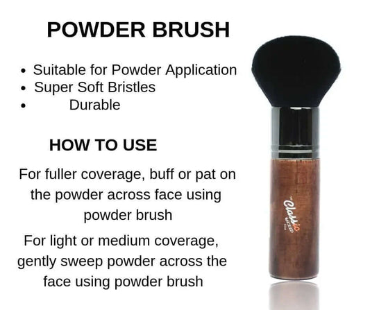 Classic Deluxe powder brush - La Mimz Beauty & Fashion Store