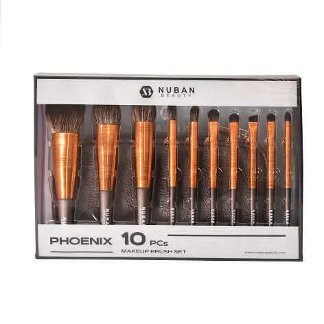 Nuban Phoenix Brush Set - La Mimz Beauty & Fashion Store