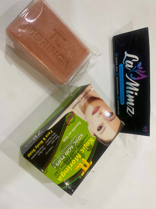 Kojic Moringa Arbutin Soap - La Mimz Beauty & Fashion Store