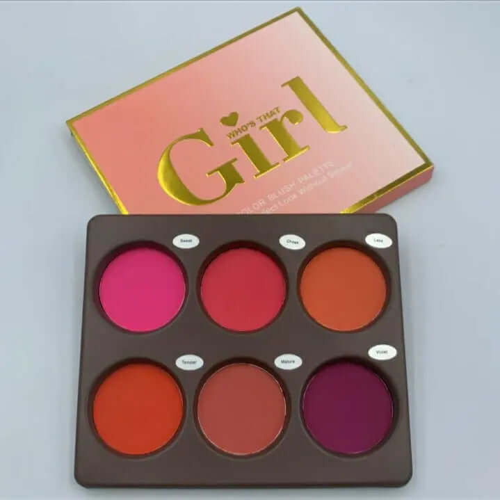 Who’s that Girl 6 in 1 Blush Palette - La Mimz Beauty & Fashion Store