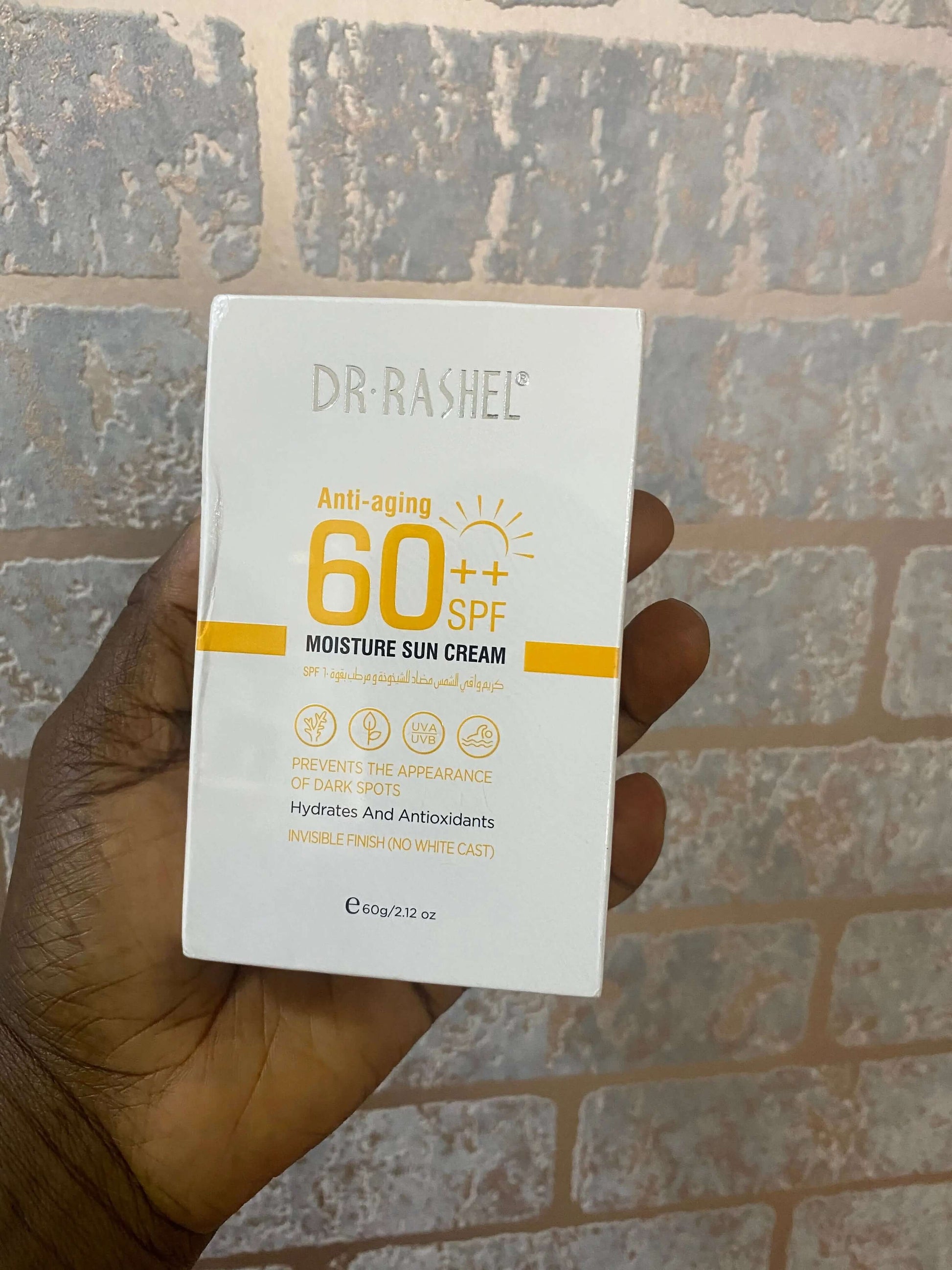 Dr Rashel Anti Ageing 60+SPF Sun protection cream - La Mimz Beauty & Fashion Store