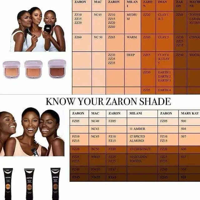 Zaron Healthy Glow Foundation - La Mimz Beauty & Fashion Store