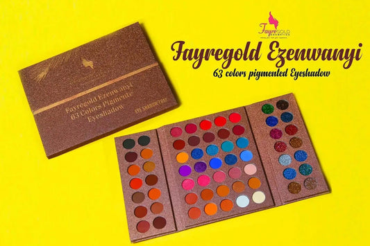 Fayregold Ezewanyi 63 ColourEyeshadow Palette - La Mimz Beauty & Fashion Store