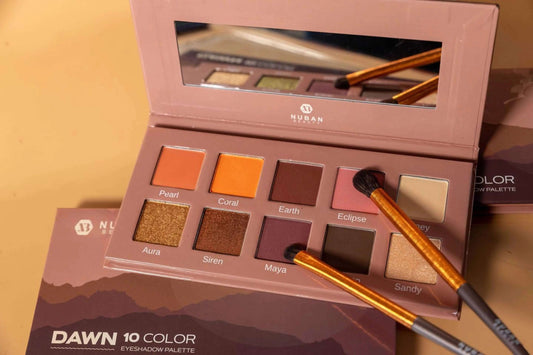 Nuban Dawn 10 Colour Eyeshadow Palette - La Mimz Beauty & Fashion Store