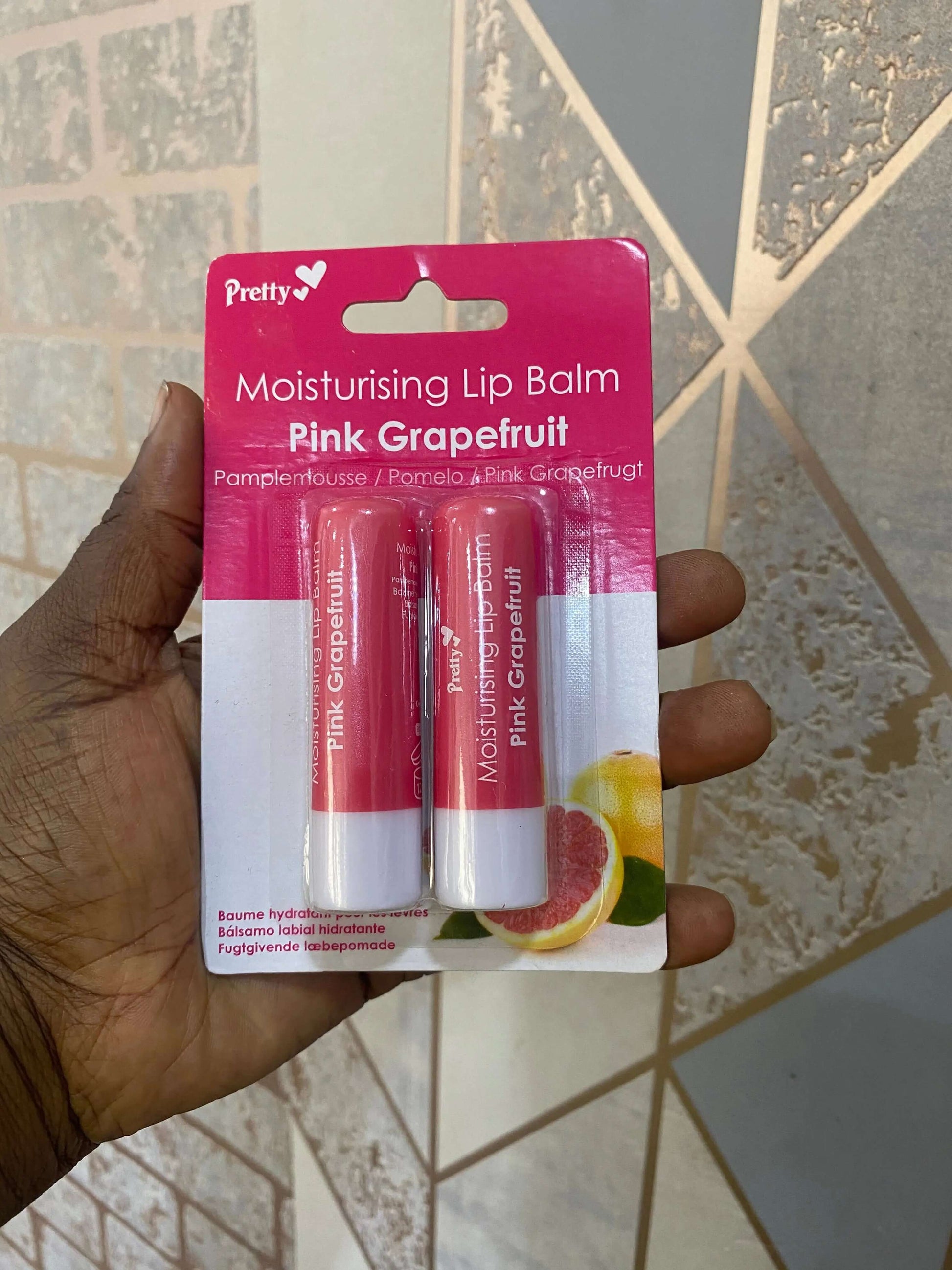 Pretty Moisturizing Lip Balm - Pink Grapefruit - La Mimz Beauty & Fashion Store