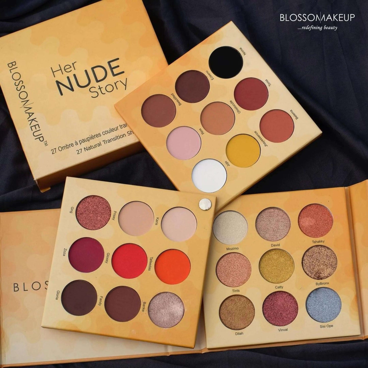 Blossom her nude story eyeshadow palette - La Mimz Beauty & Fashion Store