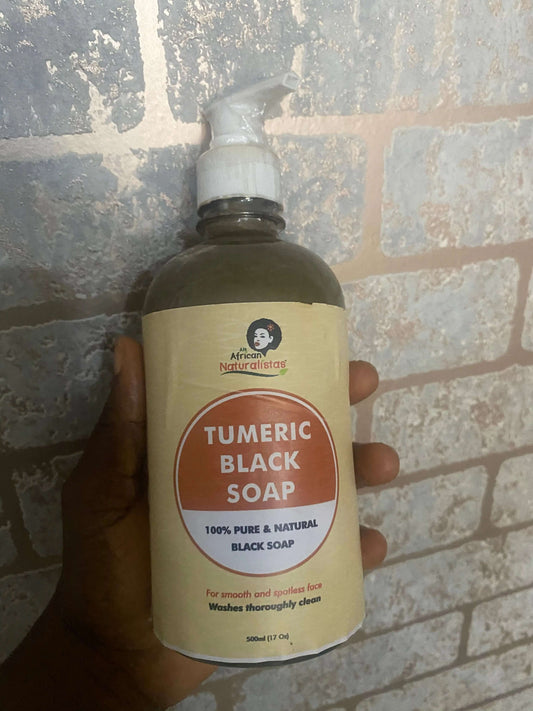 African Naturalistas Tumeric Black Soap - La Mimz Beauty & Fashion Store