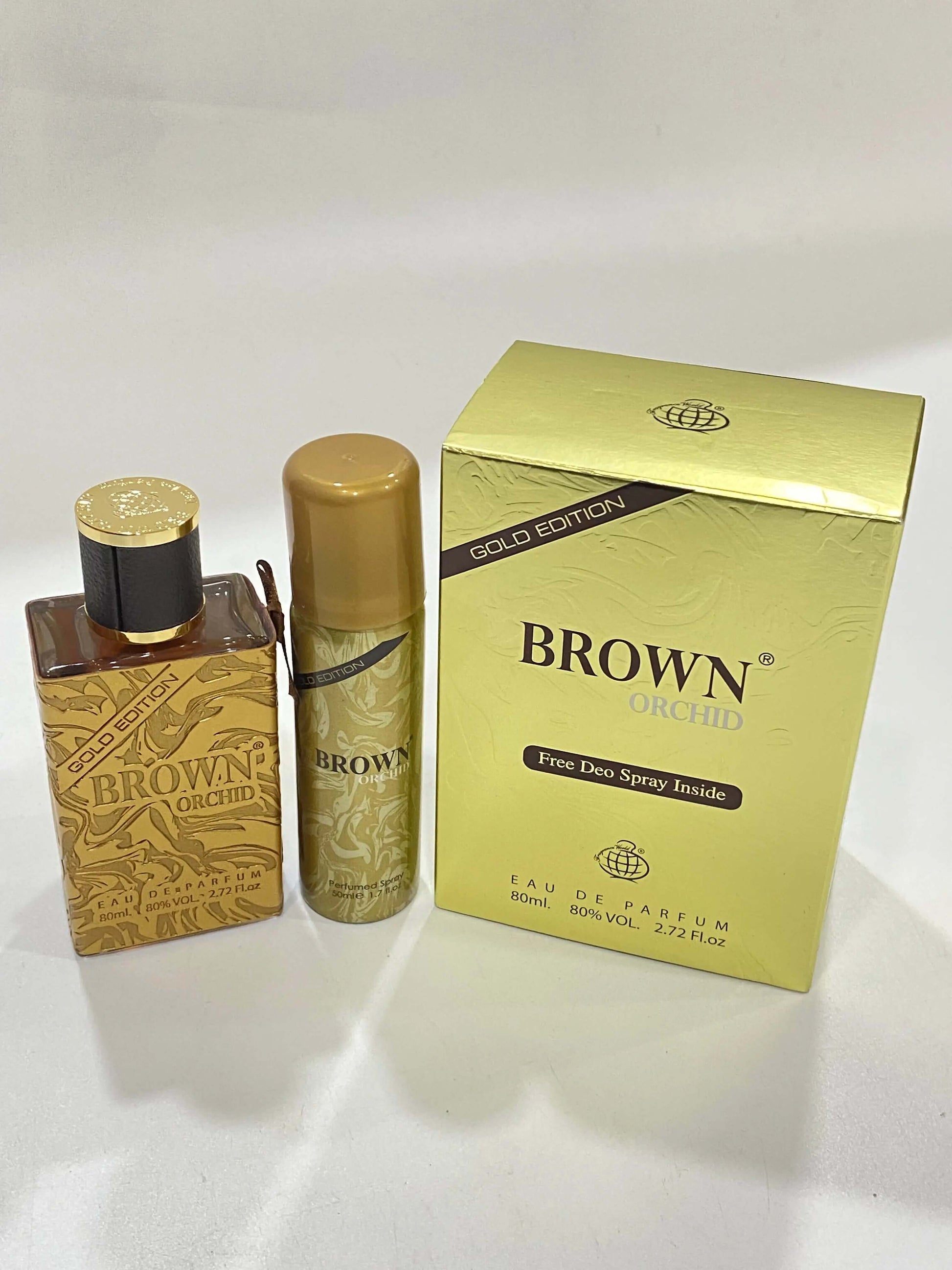 Brown Orchid Perfume - Gold Edition - La Mimz Beauty & Fashion Store