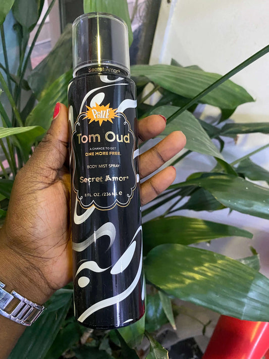 Secret Amor Tom Oud Body Mist - La Mimz Beauty & Fashion Store