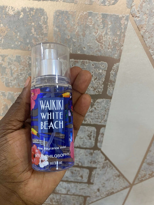 Wakiki White Beach Mini Body Mist - La Mimz Beauty & Fashion Store