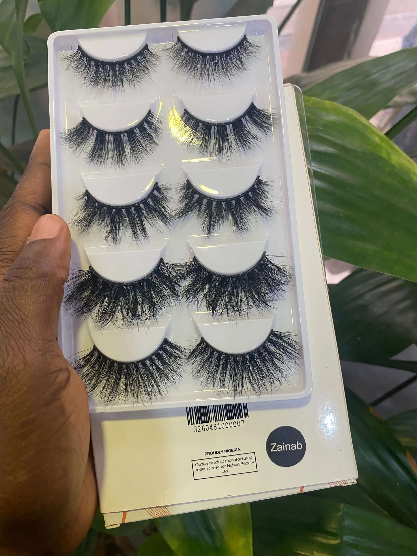 Nuban 5 in 1 Lash Set - La Mimz Beauty & Fashion Store