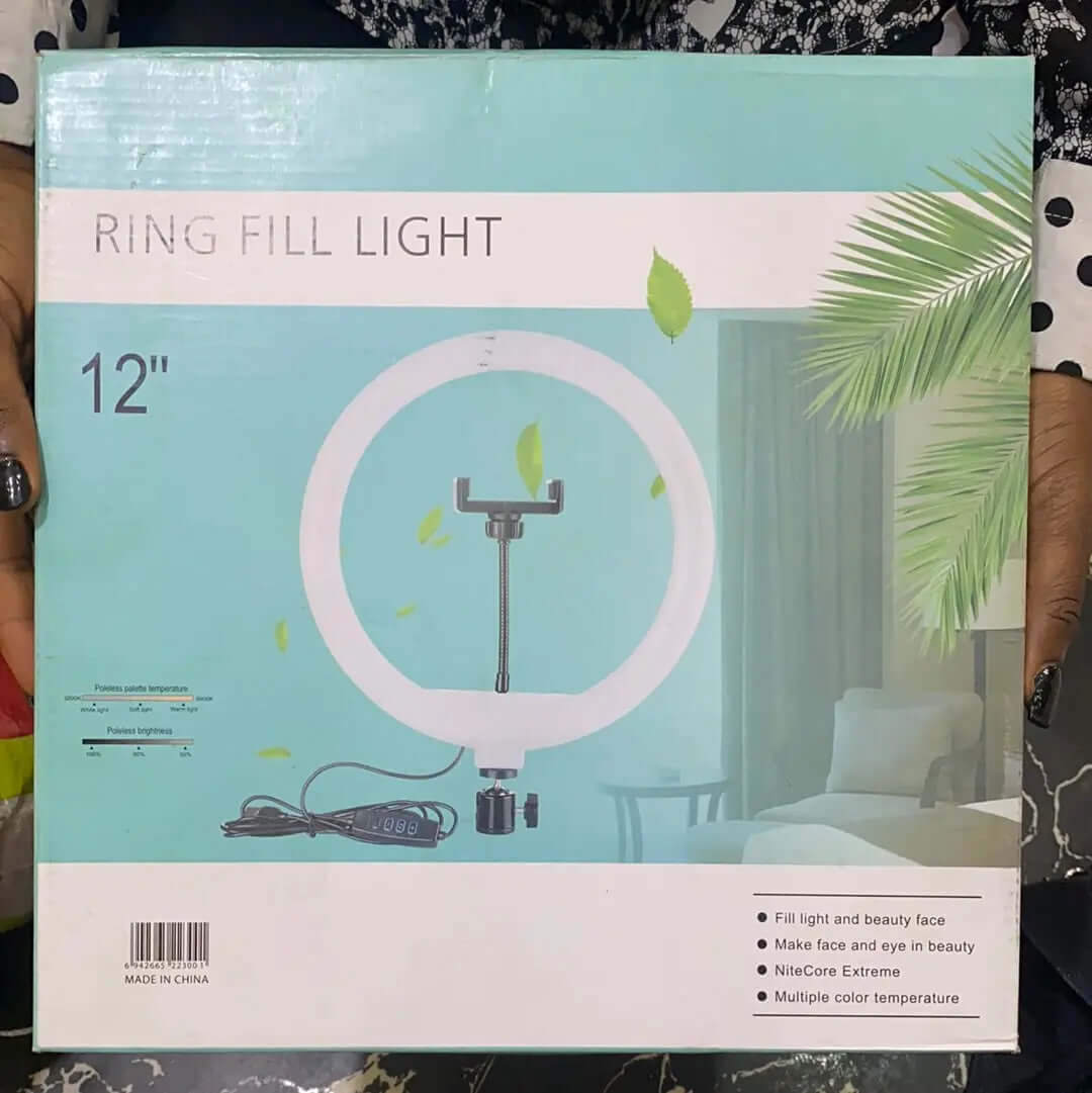 12 inch Ring Light - La Mimz Beauty & Fashion Store