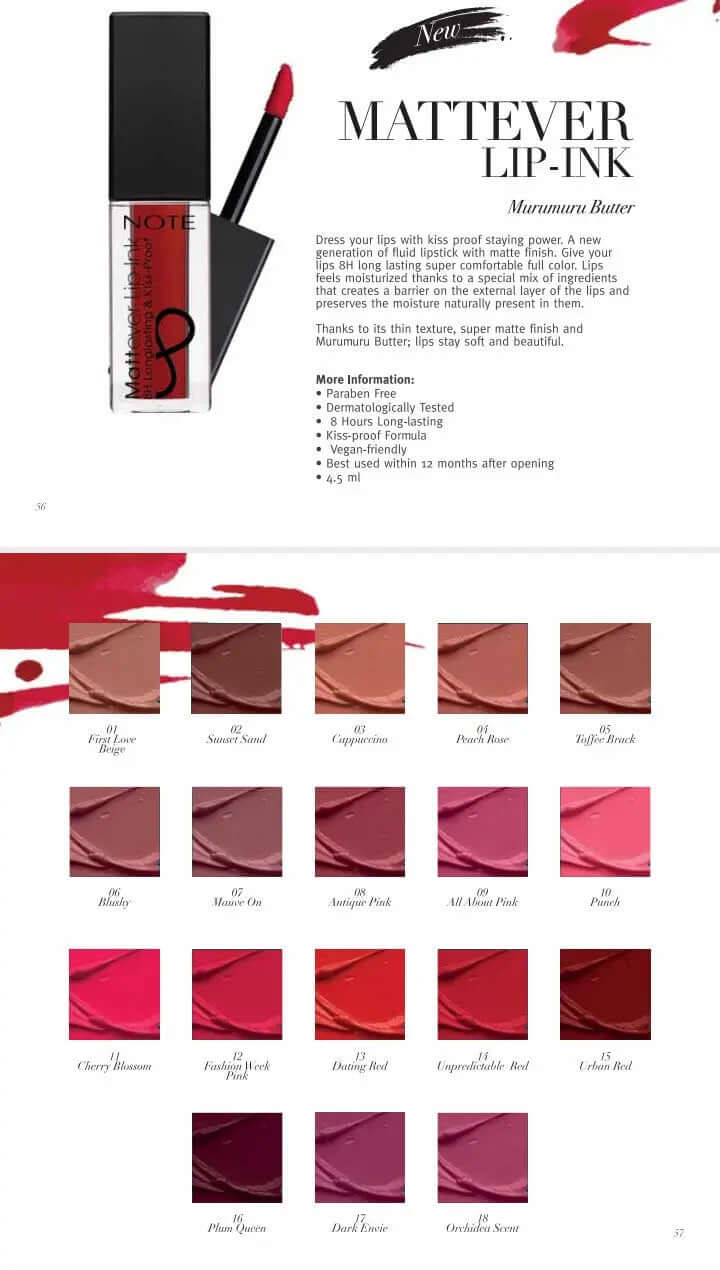 Note Matte Ever Lip Ink - La Mimz Beauty & Fashion Store