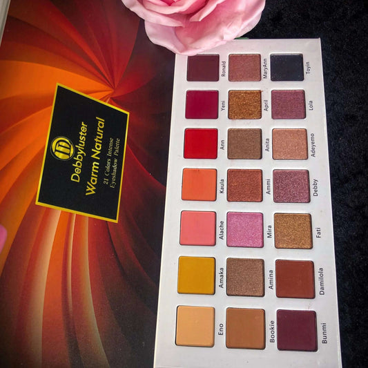 Debbyluster Warm Natural Eyeshadow Palette - La Mimz Beauty & Fashion Store