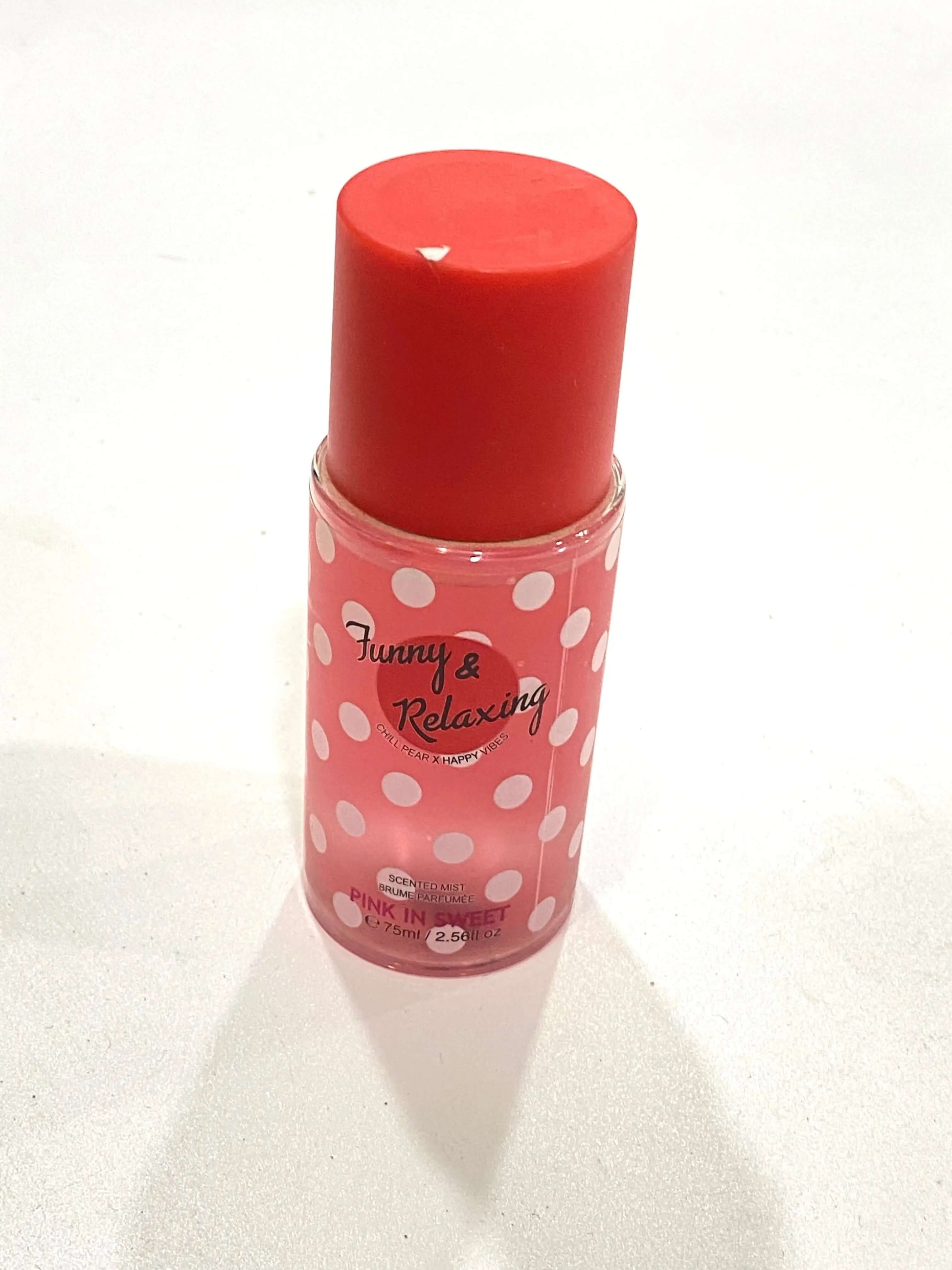 Pink in Sweet Funny & Relaxing Mini Body Mist - La Mimz Beauty & Fashion Store