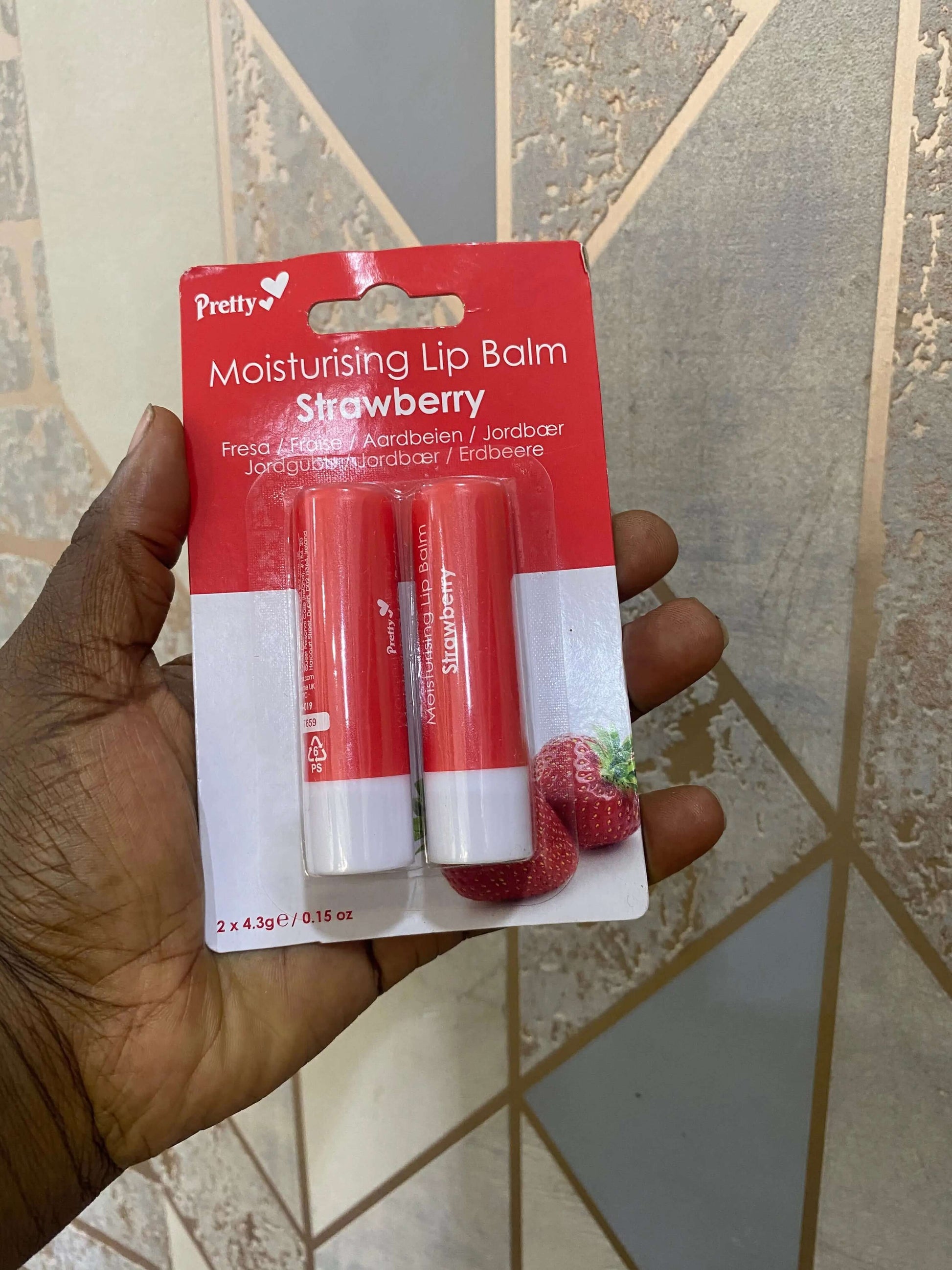 Pretty Moisturizing Lip Balm - Strawberry - La Mimz Beauty & Fashion Store