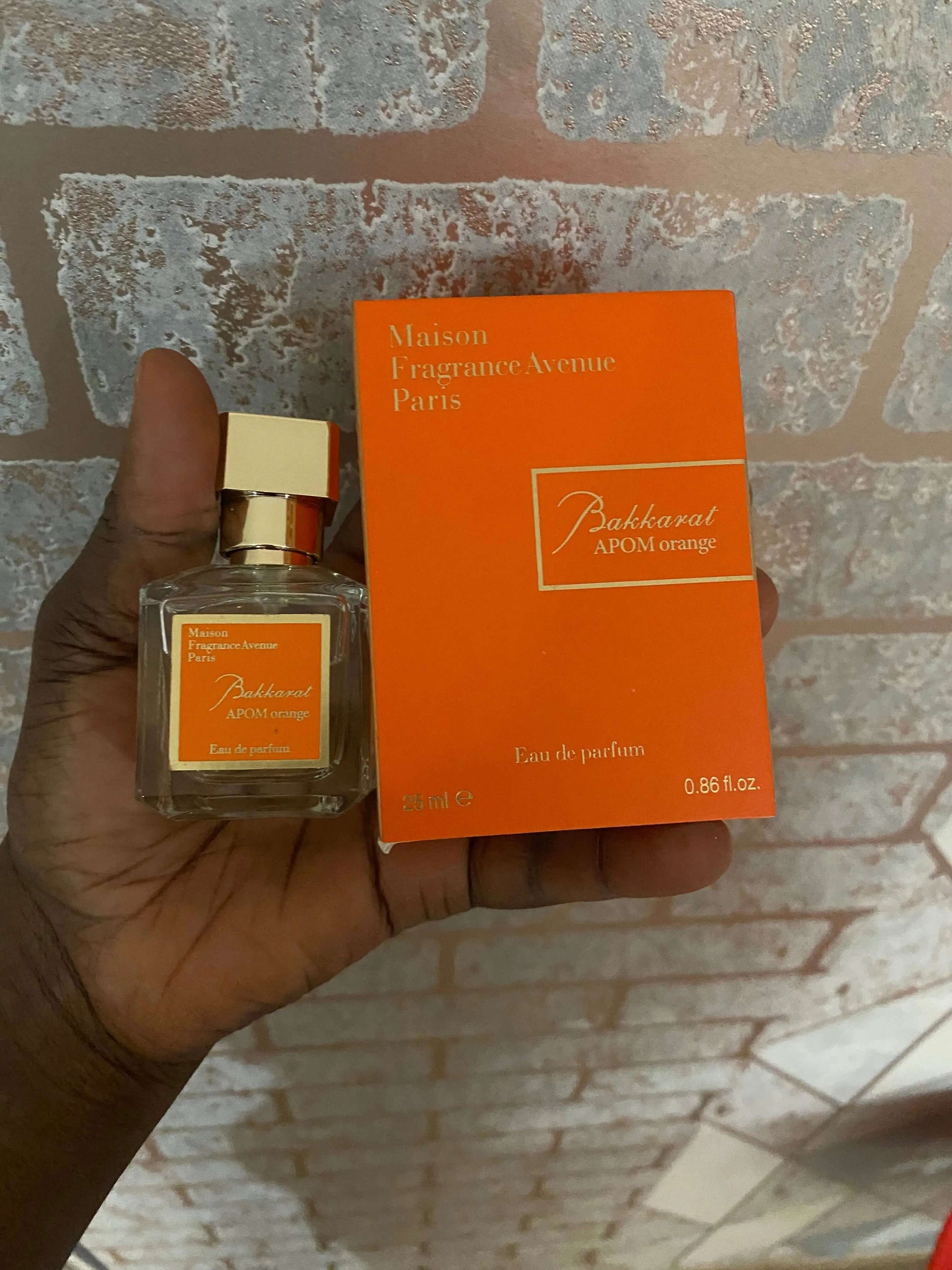 Bakkarat Apom Orange Mini Perfume-Copy - La Mimz Beauty & Fashion Store