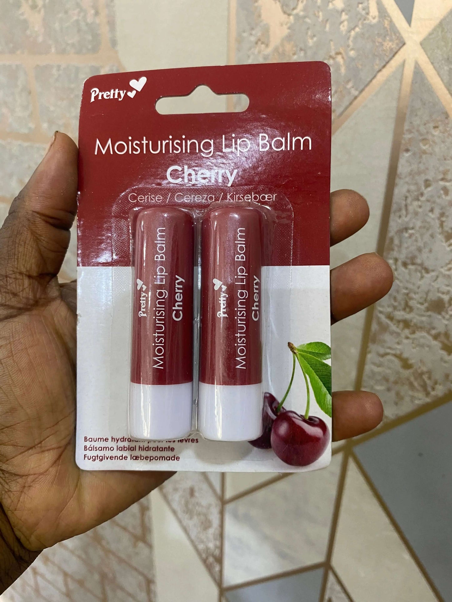 Pretty Moisturizing Lip Balm - Cherry - La Mimz Beauty & Fashion Store