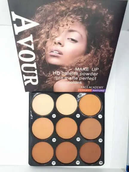 Avour 9in1 Powder Palette - La Mimz Beauty & Fashion Store