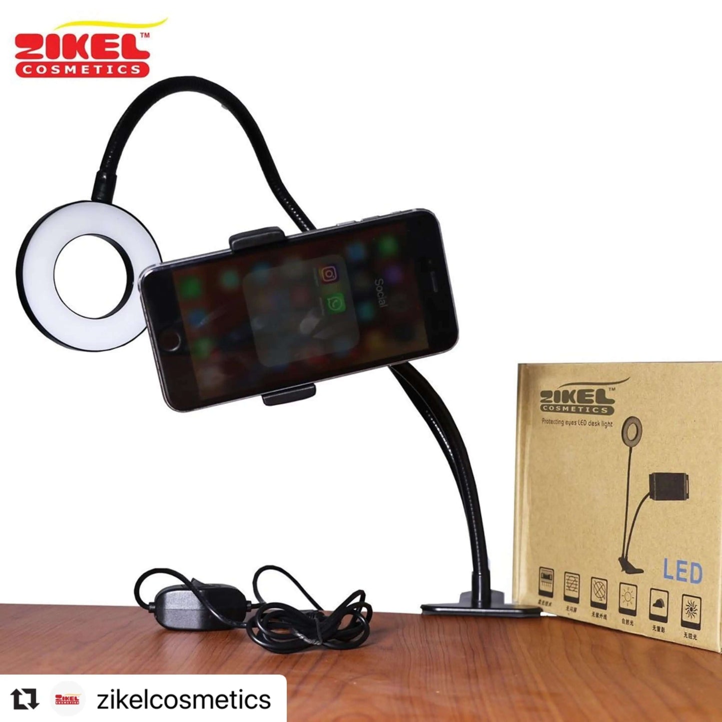 Zikel Table Ring Light - La Mimz Beauty & Fashion Store