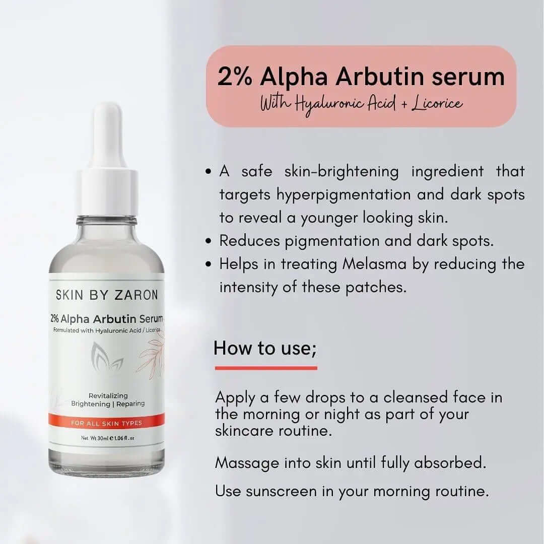 Skin By Zaron Alpha Arbutin Serum - La Mimz Beauty & Fashion Store