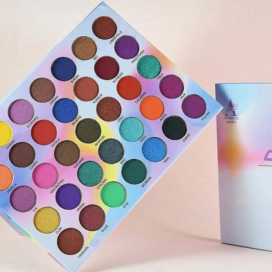 Adventure 35Colour Eyeshadow Palette - La Mimz Beauty & Fashion Store