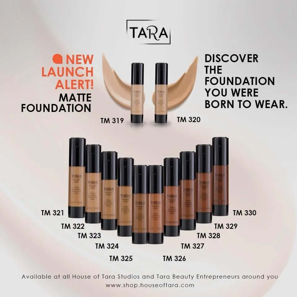 Tara Full Coverage Matte Foundation - La Mimz Beauty & Fashion Store