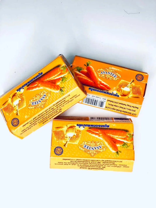 Asantee Soap - Carrot with Honey - La Mimz Beauty & Fashion Store