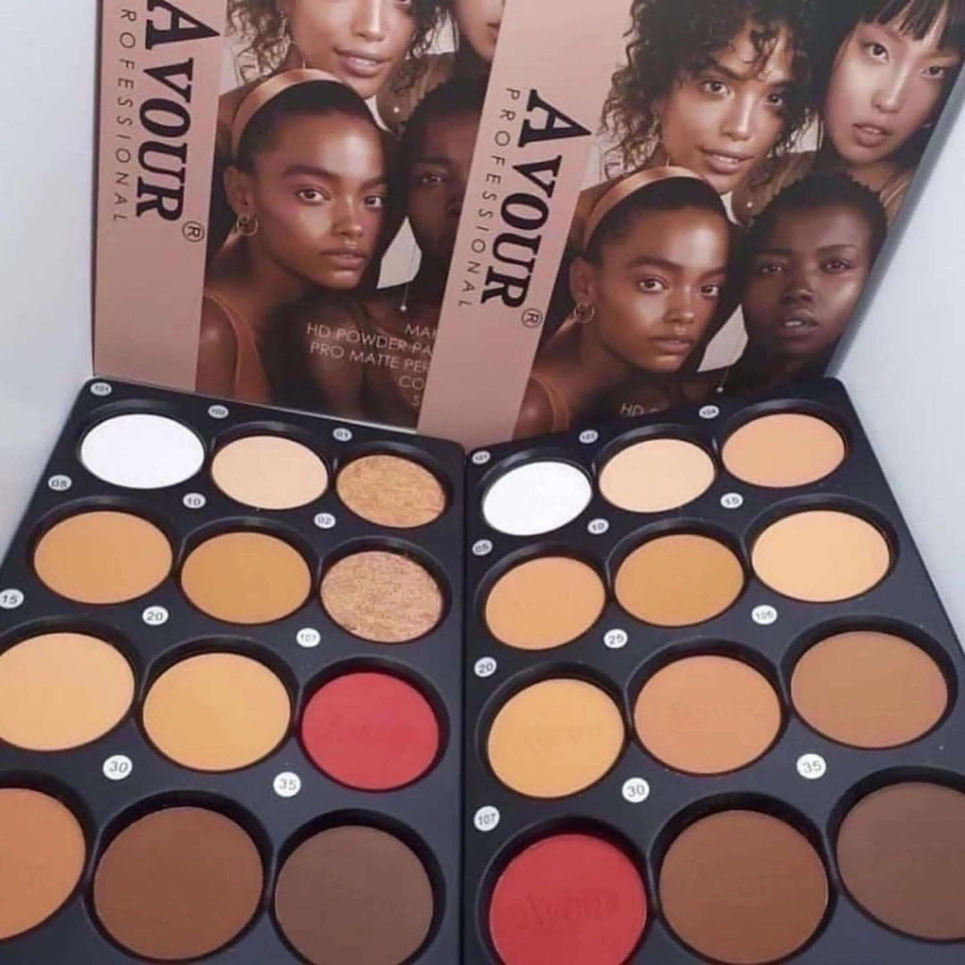 Avour 12in1 Powder Palette - La Mimz Beauty & Fashion Store