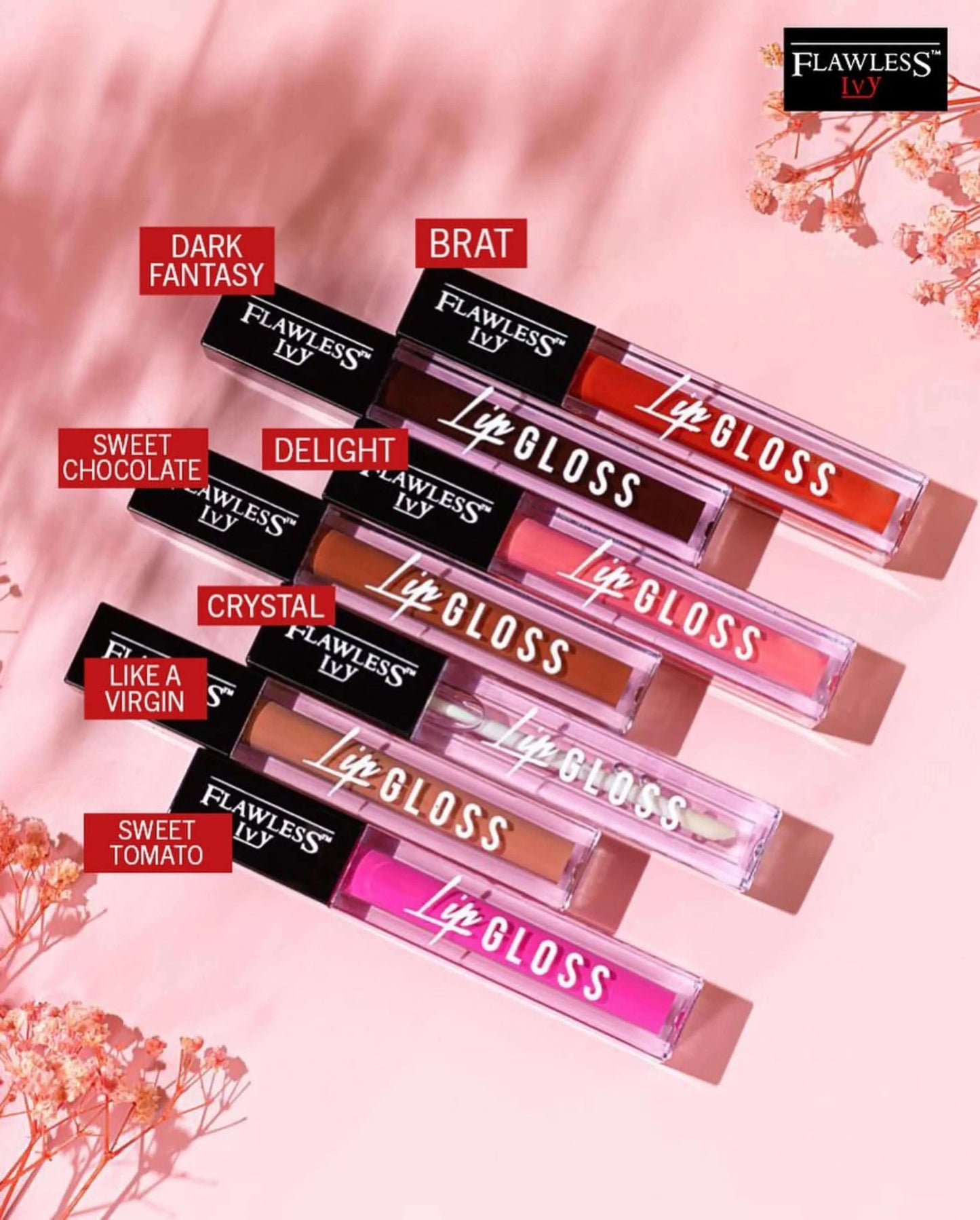 Flawless Ivy Lip Gloss - La Mimz Beauty & Fashion Store