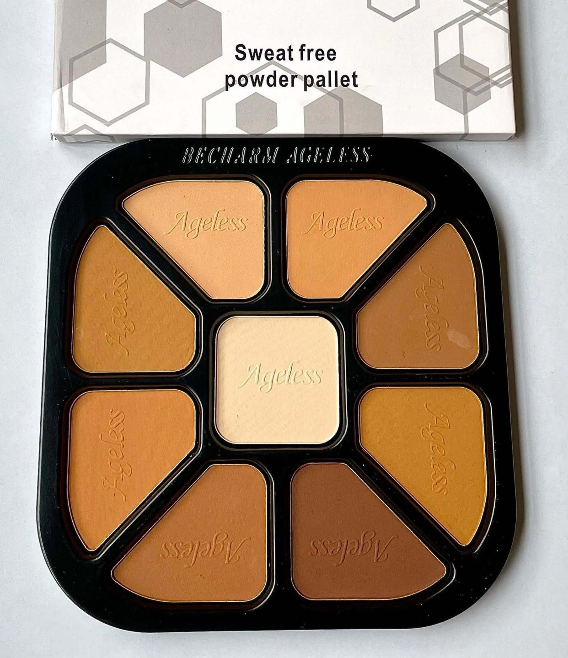 Becharm Ageless Sweat Free 9 in 1 Powder Palette - La Mimz Beauty & Fashion Store