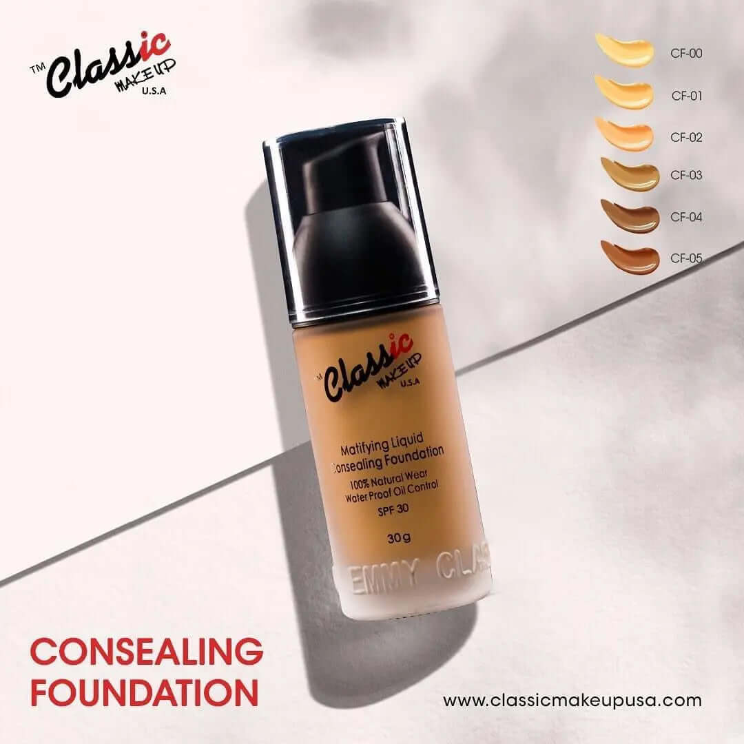 Classic Consealing Foundation - La Mimz Beauty & Fashion Store