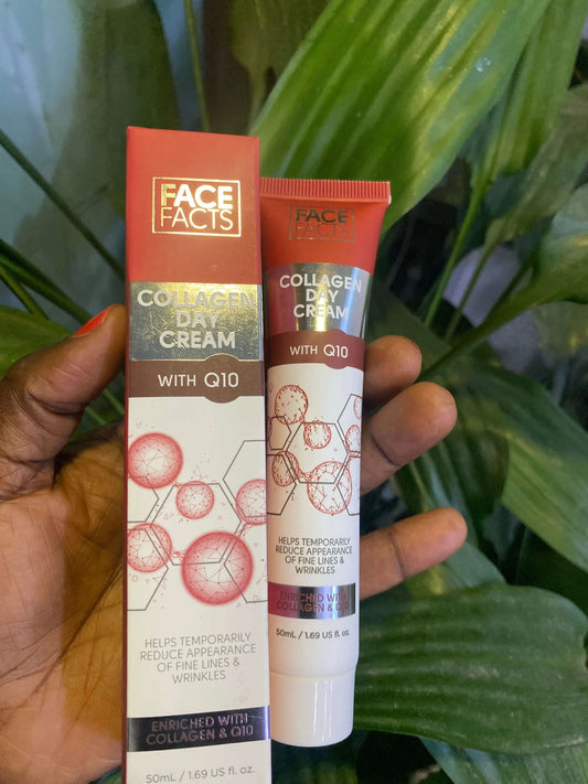 Face Facts Collagen Day Cream with Q10 - La Mimz Beauty & Fashion Store