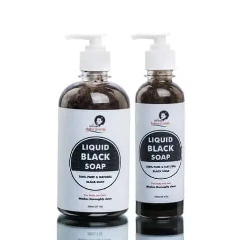 African Naturalistas Liquid Black Soap - La Mimz Beauty & Fashion Store