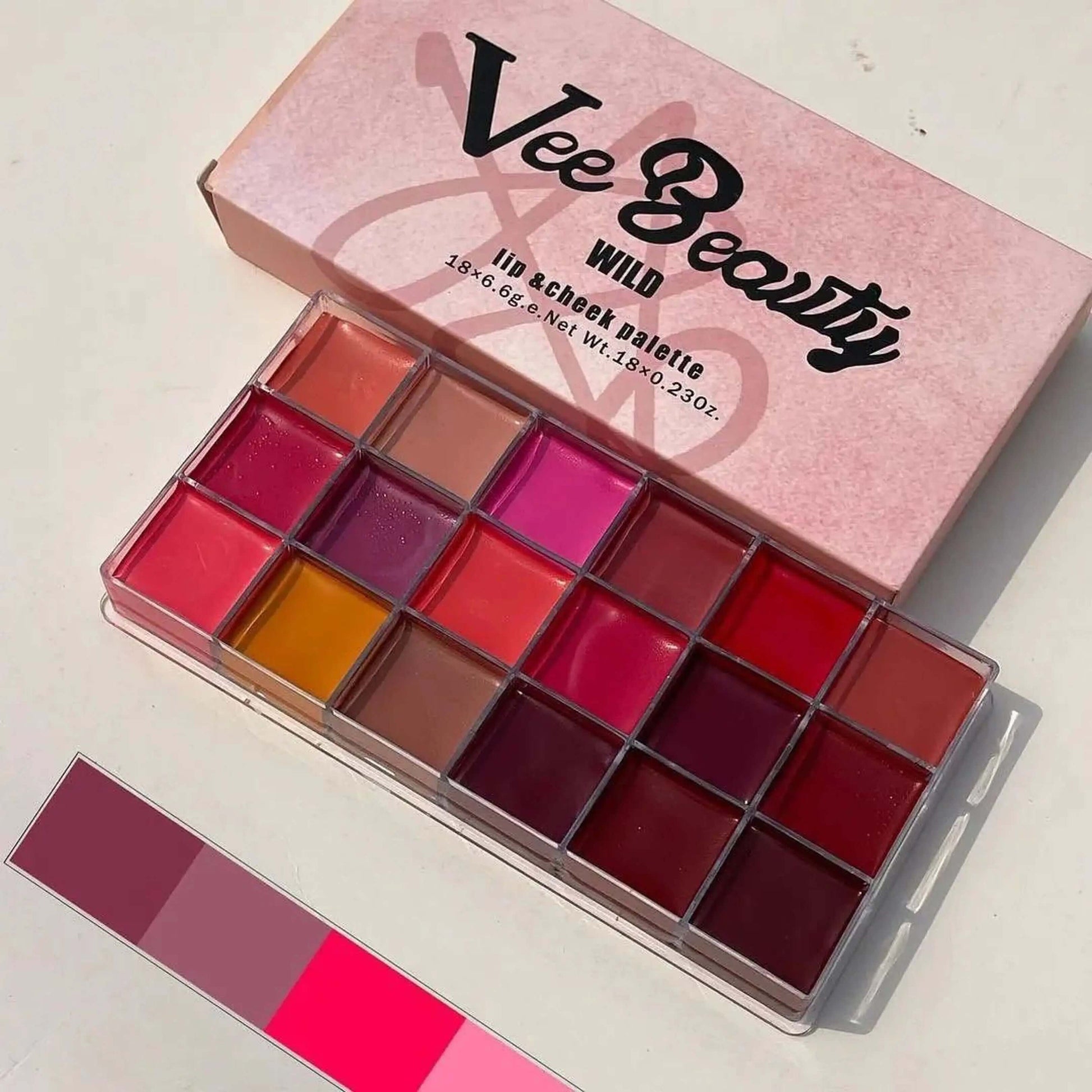 Vee Beauty Lip and Cheek Palette - La Mimz Beauty & Fashion Store