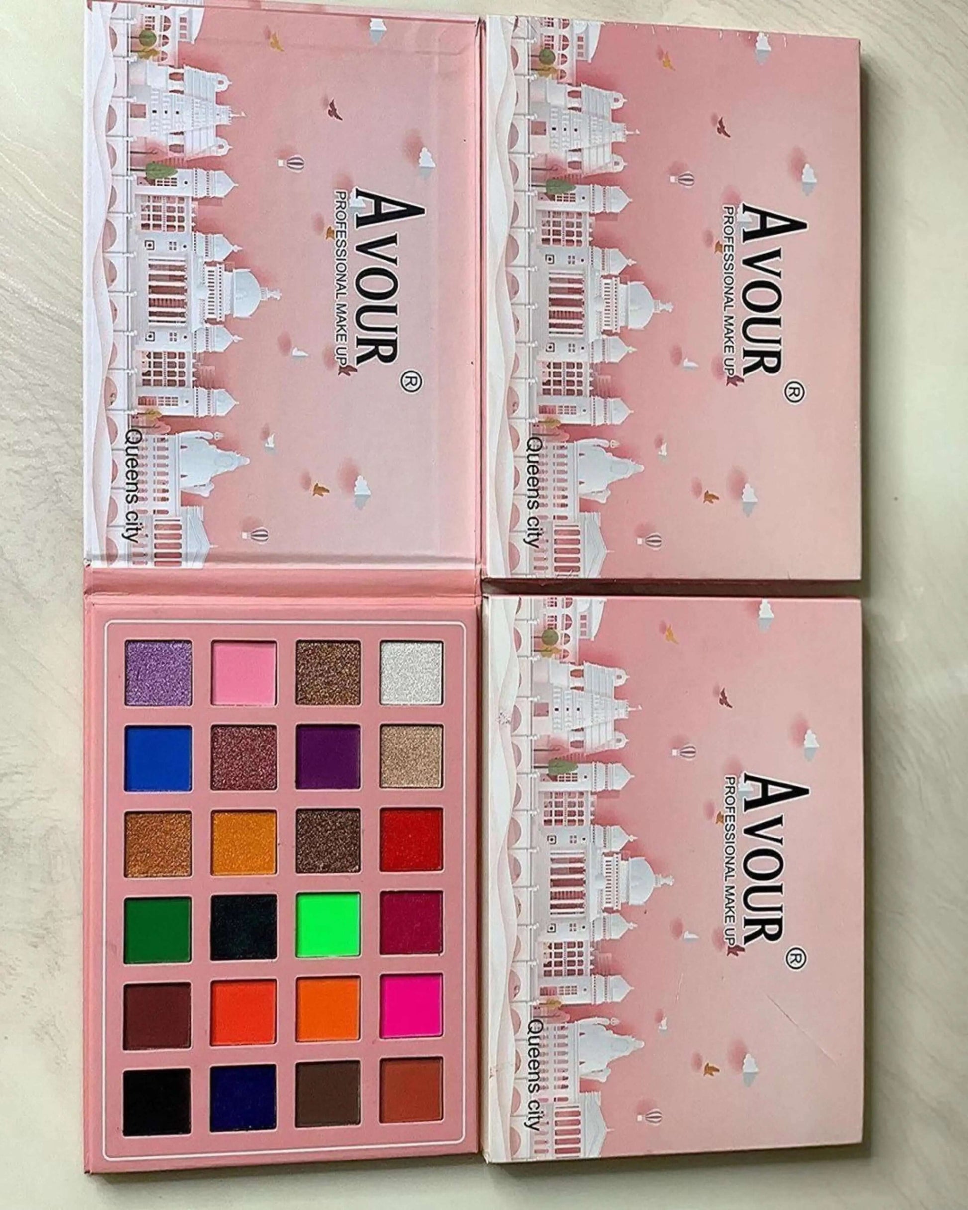 Avour 24 Colour Queens City Eyeshadow Palette - La Mimz Beauty & Fashion Store