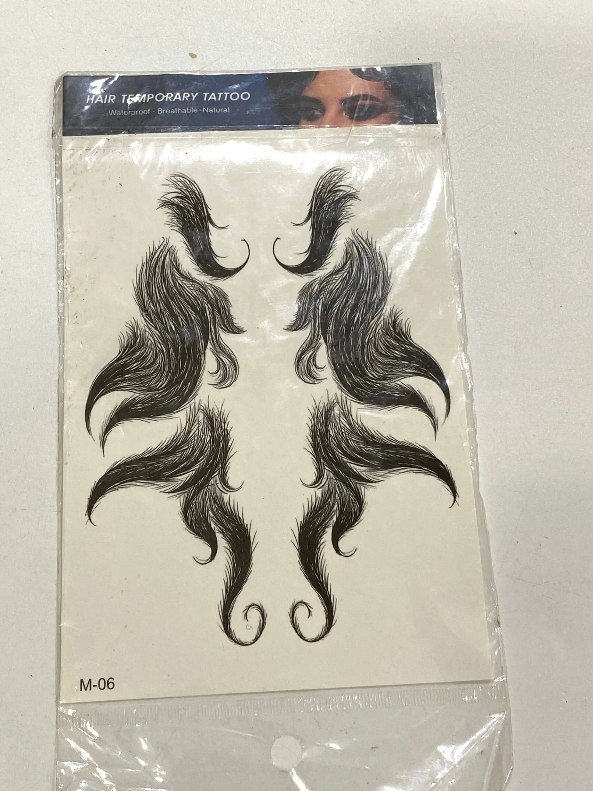 Hair Temporary Tattoo M-06 - La Mimz Beauty & Fashion Store