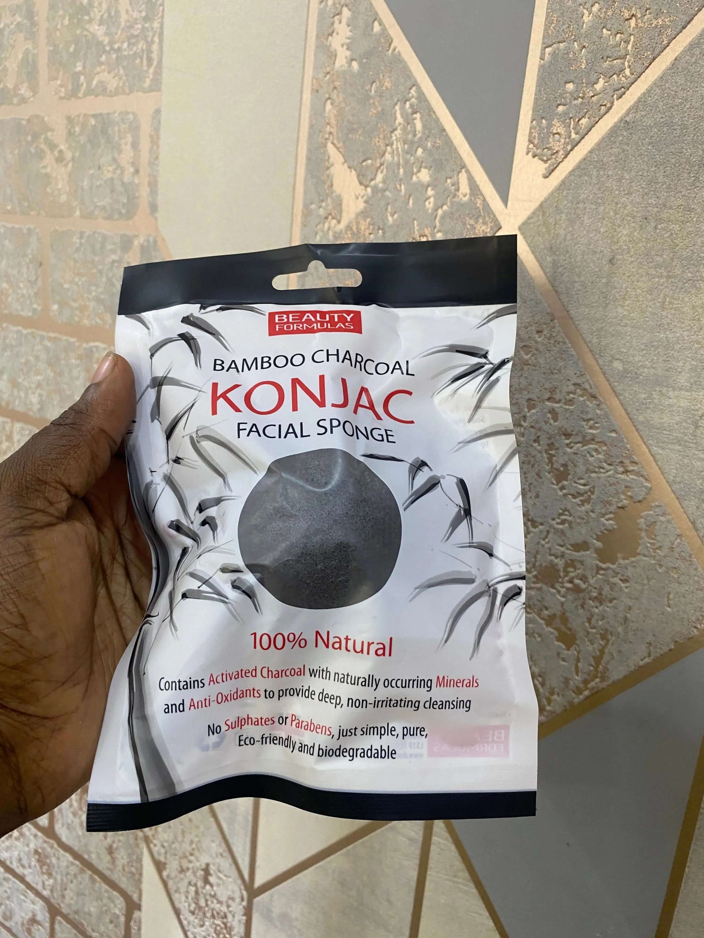 Beauty Formulas Bamboo Charcoal Konjac Sponge - La Mimz Beauty & Fashion Store