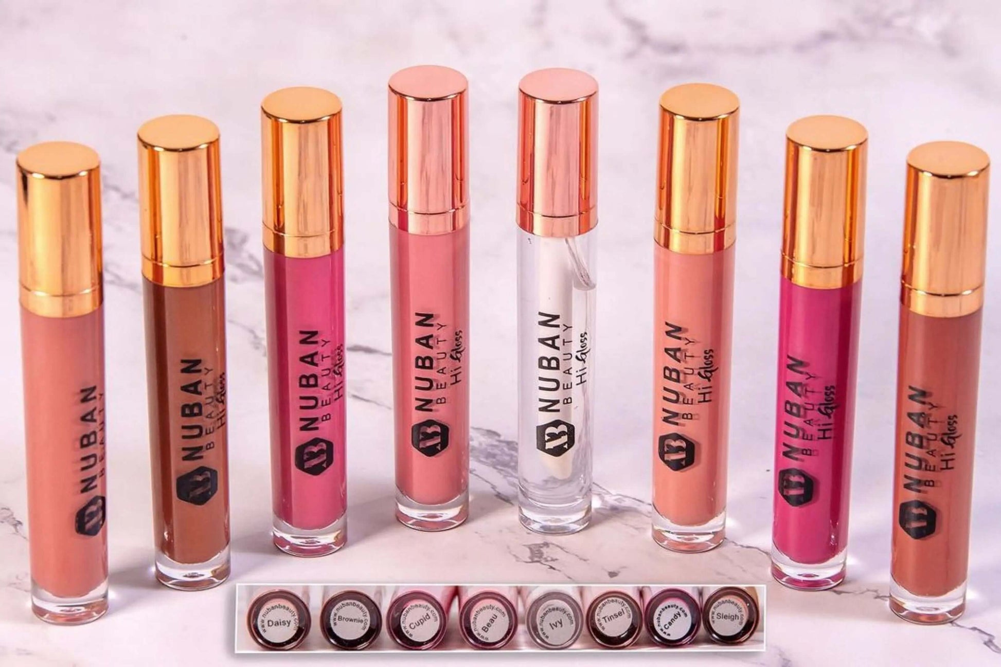 Nuban Beauty Hi Gloss Lipsticks - La Mimz Beauty & Fashion Store