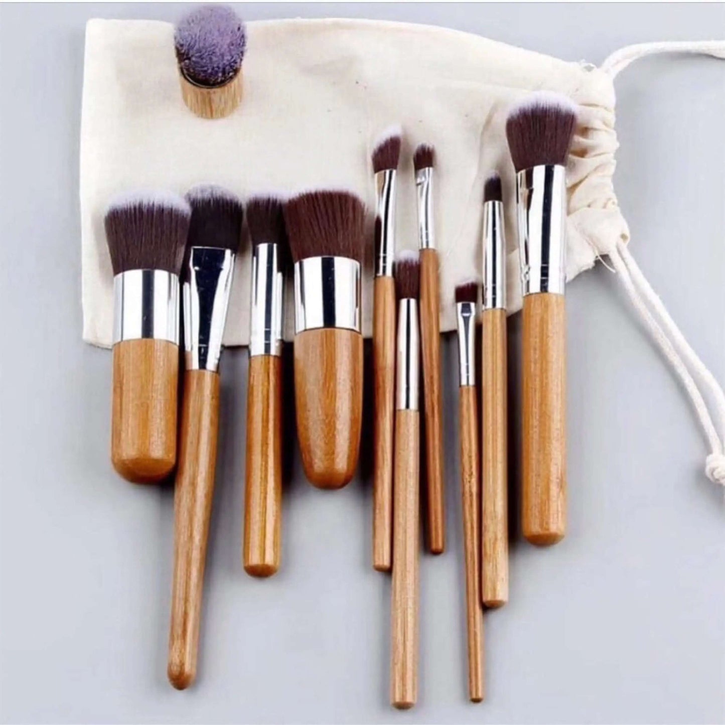 Bamboo Brush set - La Mimz Beauty & Fashion Store