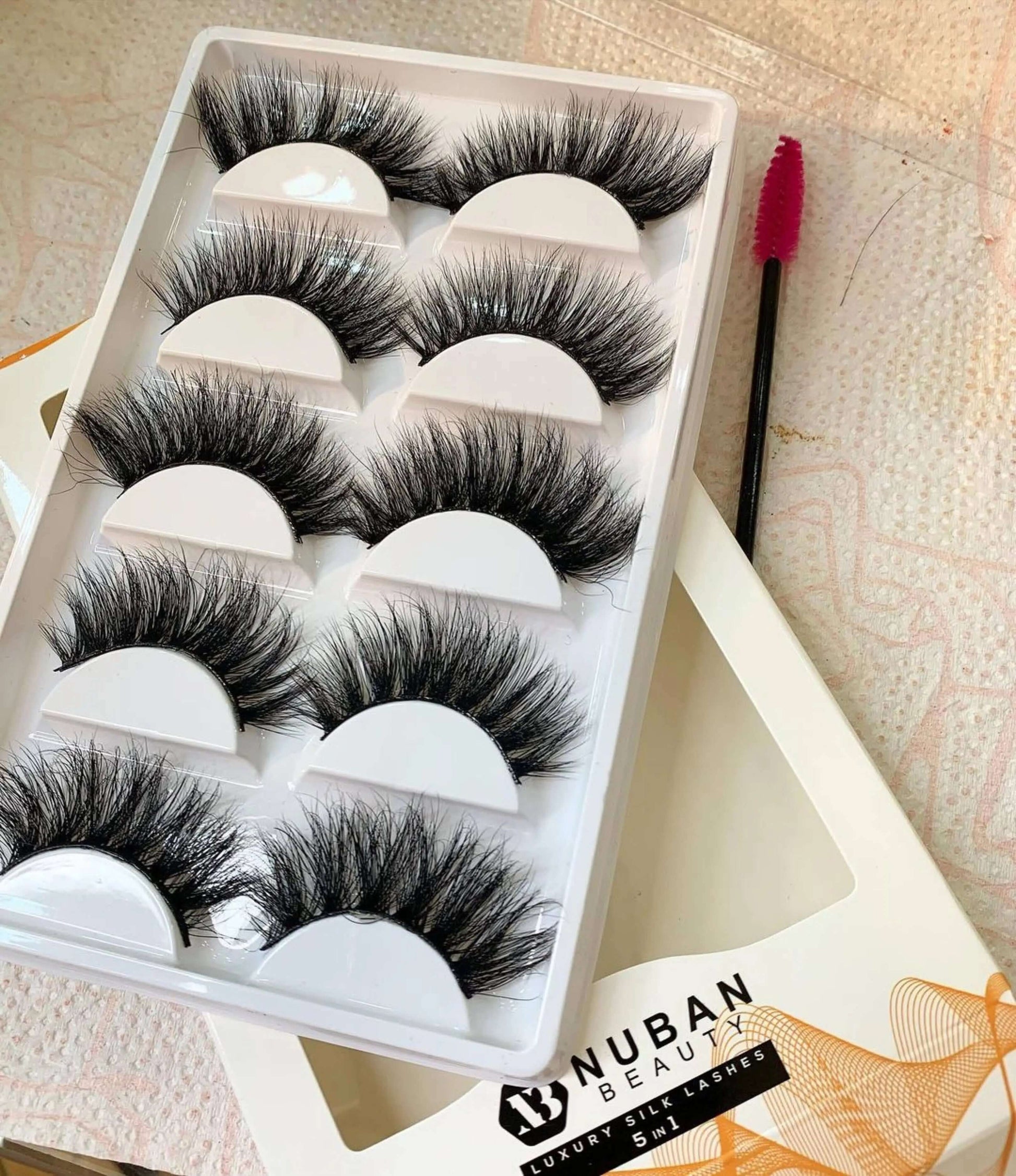 Nuban 5 in 1 Lash Set - La Mimz Beauty & Fashion Store