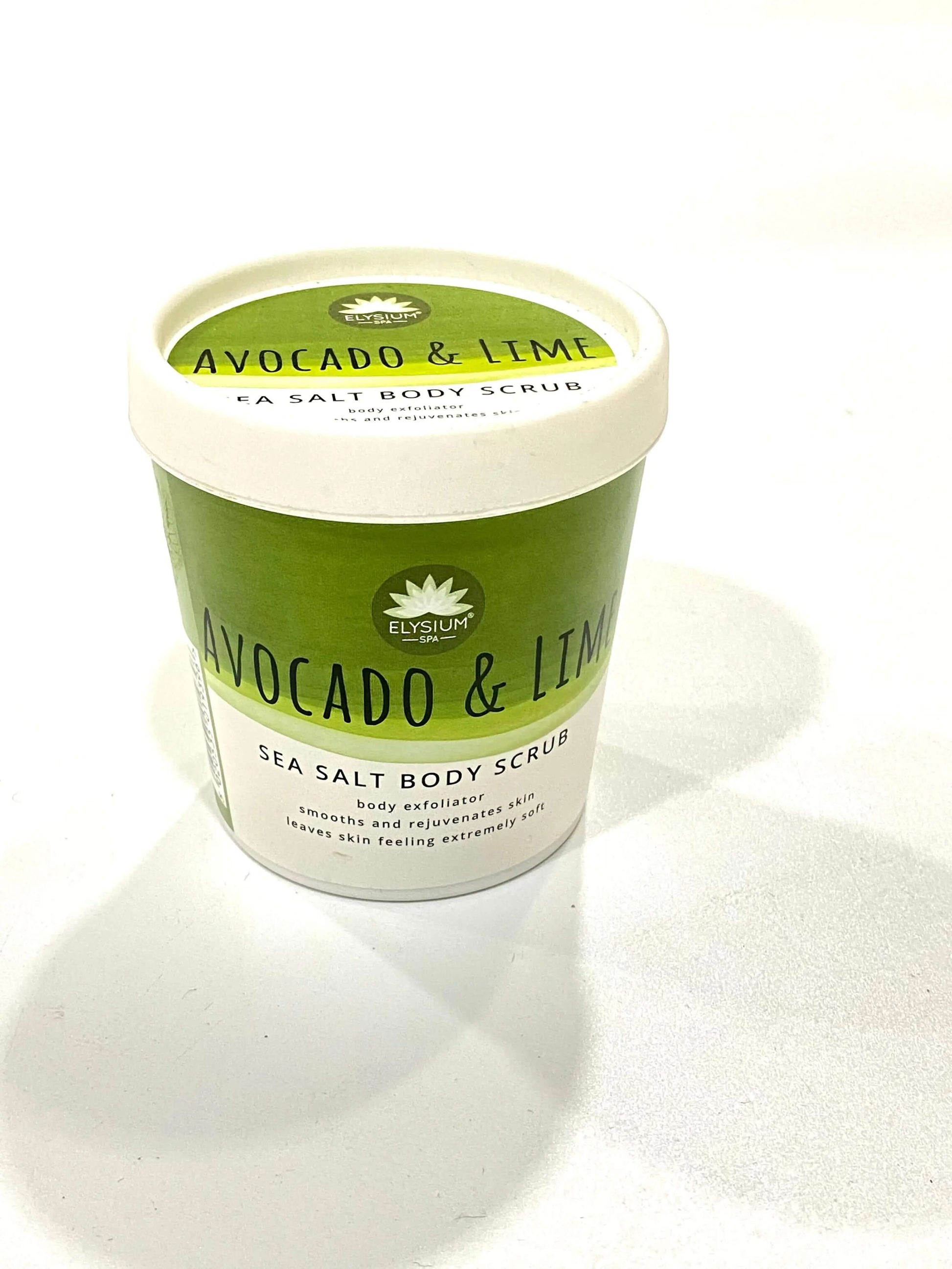 Elysium Spa Avocado & Lime Sea Salt Scrub - La Mimz Beauty & Fashion Store