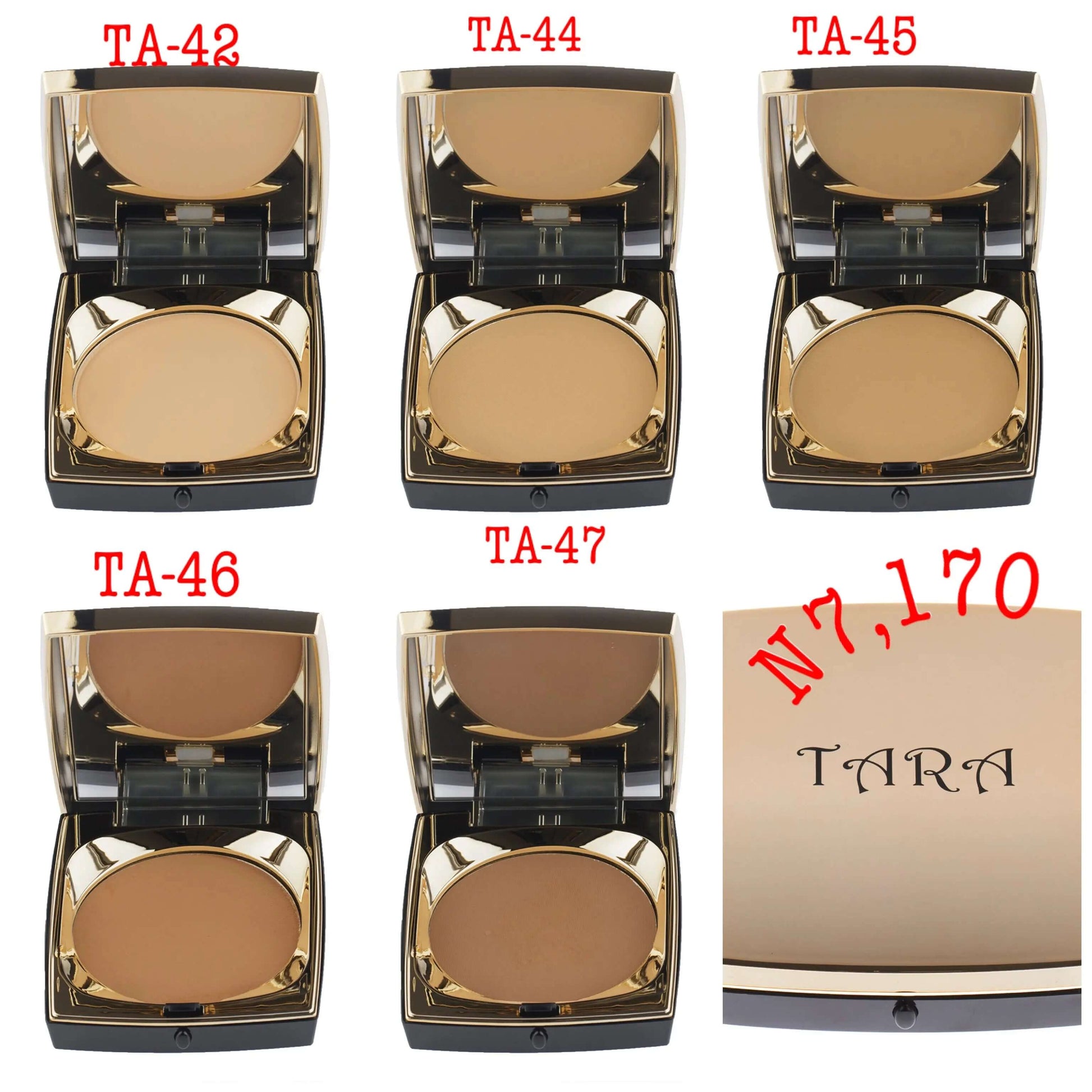 Tara Gold Dual Powder +Foundation - La Mimz Beauty & Fashion Store