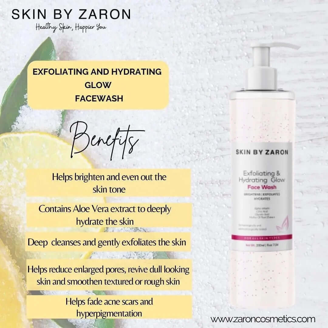 Skin By Zaron  Exfoliating and Hydrating  Face Wash - La Mimz Beauty & Fashion Store