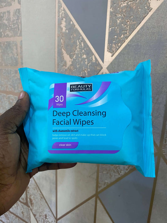 Beauty Formulas Deep Cleansing Facial Wipes - La Mimz Beauty & Fashion Store