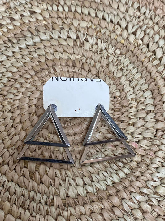 Double Triangle Costume Earrings - La Mimz Beauty & Fashion Store